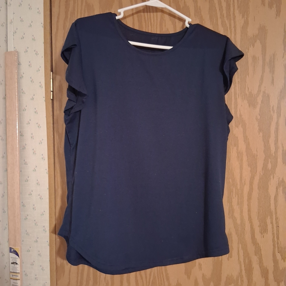 Navy Blue Women's Top